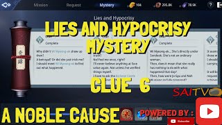 MIR4 A NOBLE CAUSE LIES AND HYPOCRISY MYSTERY QUEST  CLUE 6 [upl. by Canter]