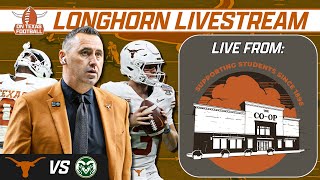 Longhorn Livestream  From the CoOp  Texas vs Colorado State  Jaime Ffrench Commits  Recruiting [upl. by Bopp]