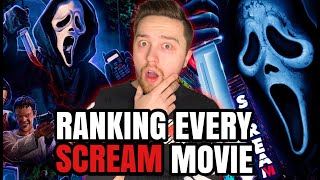 Every Scream Movie Ranked [upl. by Melgar]