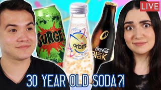 Trying Discontinued Sodas from the ‘90s [upl. by Alfi]