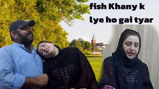 fish Khany k lye hi gai tyar MissAshi new vlog 👍 [upl. by Hobey409]