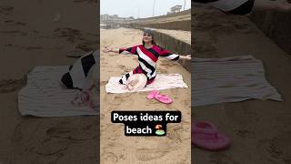 Poses ideas for beach 🏖️❤️ youtube shorts poses beach foryou trending viralvideo vibes [upl. by Anyer615]