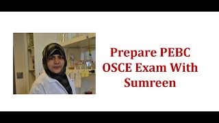 How to prepare for PEBC OSCE Exam Canada Pharmacist [upl. by Francois]