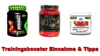 Trainingbooster  Einnahme und Tipps [upl. by Dragde167]