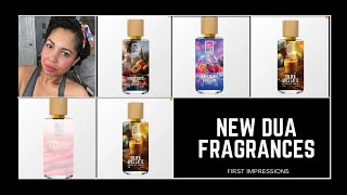 New DUA Fragrances EXOTIC FRUITS BUBBLEGUM MACADAMIA COOKIES PRINCELESS GOLDEN SPICED LATTE [upl. by Irmo83]