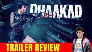 Dhaakad movie trailer review krk bollywood krkreview latestreviews film review Dhaakad [upl. by Ahtamas]