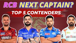 IPL 2025  RCB New Captain  5 players who can replace Faf du Plessis as RCB captain  RCB IPL 2025 [upl. by Eiryk742]