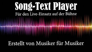 SongText Player [upl. by Ahsi273]