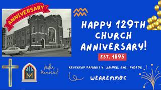 MMBC 129th Church Anniversary Worship Service [upl. by Dirtsa388]