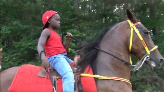 quotBIGquot Front Action Ryders Annual Walking Horse Trail Ride in Ogden Arkansas [upl. by Fatima127]