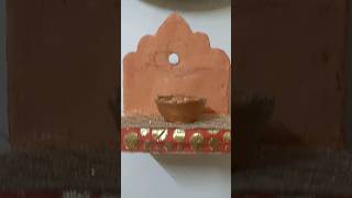 Diy  Dipawali Diya 🪔 Holder Wall Decor made of cardboard and pop [upl. by Bradford]