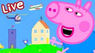 🔴 Giant Peppa Pig and George Pig LIVE FULL EPISODES 24 Hour Livestream [upl. by Mellette]