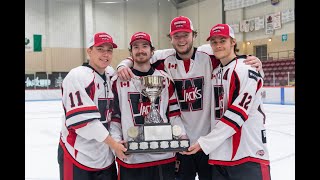 PJHL Schmalz Cup Championship Game  Clarington Eagles vs Wellesley Applejacks [upl. by Nikolia686]