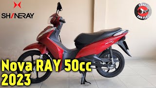 Nova Shineray Ray 50cc 2023  Mesmo DESIGN da Biz com MOTOR POTENTE e SUPER ECONÔMICO [upl. by Hershel181]