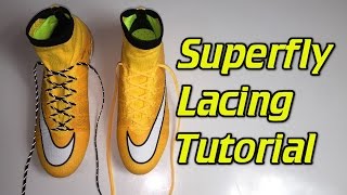 How To Replace The Laces On The Superfly 4  SR4U Laces Tutorial [upl. by Nahseez]