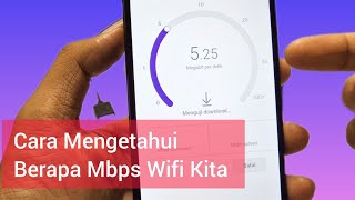 Cara Mengetahui Berapa Mbps Wifi Kita [upl. by Letty]