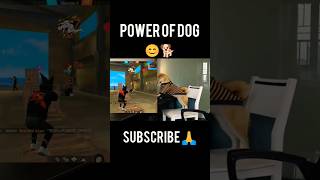 Power Of Dog 😱🔥 foryou foryoubage freefirehighlights freefire shorts [upl. by Ardnohs]