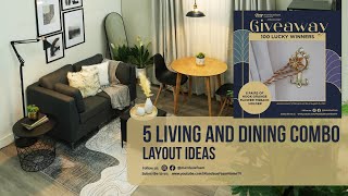 5 Living and Dining Combo Layout Ideas  Mandaue Foam  MF Home TV [upl. by Yasdnil]