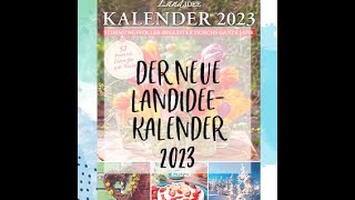 Unser zauberhafter neuer LandIdeeWandkalender für 2023 [upl. by Akisey959]