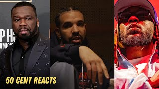 50 Cent Gives Horrible Reacts To Drakes quotFamily Mattersquot Diss He Must Stop Now [upl. by Soren793]