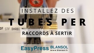 PER Comment installer un raccord à sertir Easypress sur du tube PER BARBI France [upl. by Alejandrina411]