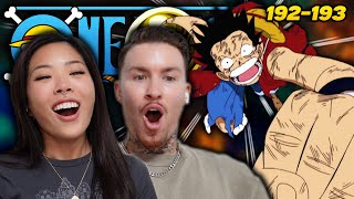 LUFFY VS ENERU FINALE  First Time Watching One Piece Episode 192193 Reaction [upl. by Bordiuk]