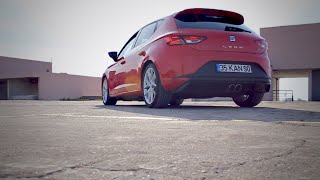 Seat Leon FR Straight Pipe Valvetronic Exhaust System  Stage 2 [upl. by Acirfa778]