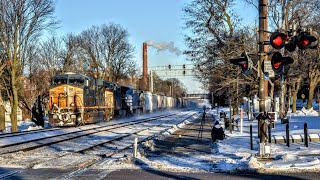 Railfanning in Hinsdale [upl. by Anna-Diana]