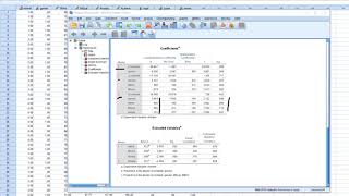 Stepwise regression procedures in SPSS new 2018 [upl. by Geller]