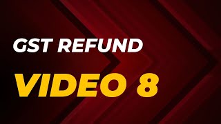 GST Refund Calculation for Inverted Duty Structure  Rule 895 TECHGROWHUB [upl. by Nelav672]