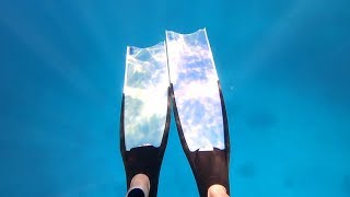 프리다이빙핀  리더핀아이스  leaderfins ice  freediving fins [upl. by Aundrea]