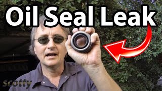 How to Fix a Oil Seal Leak in Your Car [upl. by Sirdna]