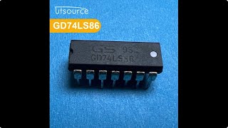 GD74LS86 electronic component [upl. by Yendroc]