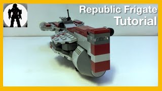 Lego Star Wars MicroMOC Tutorial 7  Republic Frigate [upl. by Anyah]