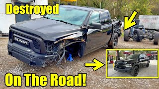 We Rebuilt Our Wrecked Cheap 5000 Dodge Ram From the Salvage Yard [upl. by Laws]