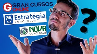 QUAL O MELHOR PREPARATÓRIO PARA CONCURSO CUSTO X BENEFÍCIO  Gran x Estratégia x Nova Concursos [upl. by Eille902]