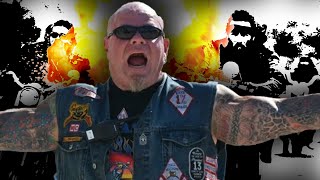 Biker Wars 2022  Pagans amp the Blue Wave Pagans with Latin Kings Outlaws with Black Street gang [upl. by Lleksah986]