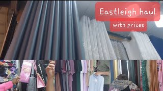 Eastleigh Curtains and dress shopping haul with prices [upl. by Merat981]