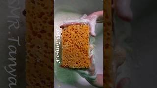 ASMR Sponge Squeezing satisfyingspongesqueezing asmrspongesqueezing [upl. by Nairam]