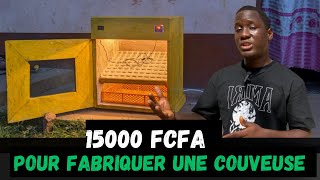 Comment fabriquer une couveuse avec 15 000fcfa Homemade egg incubator [upl. by Rratsal]