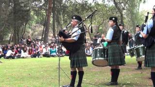 Banda de Gaitas del Batallón de San Patricio en la UNAM [upl. by Luckett53]