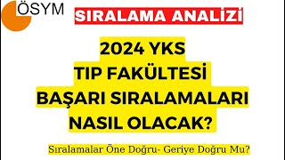 2024 YKS Tıp Fakültesi Sıralamaları Nasıl Olacak [upl. by Seely]