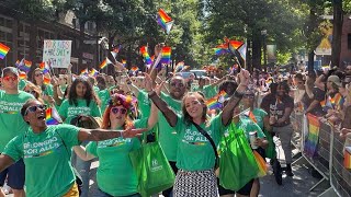 Transgender youth among attendees at Atlanta Pride Parade [upl. by Hinman]