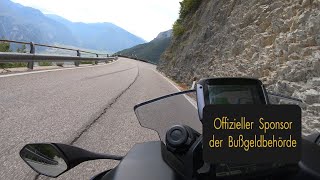 Yamaha Niken am Monte Bondone Abfahrt Südost [upl. by Garlaand]