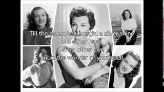 JO STAFFORD  No Other Love（1950）with lyrics [upl. by Bronez]