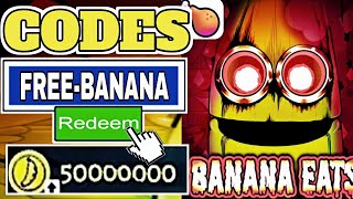 ❗NEW❗ BANANA EATS CODE  BANANA EATS CODE  ROBLOX BANANA EATS REDEEM CODE [upl. by Prussian]