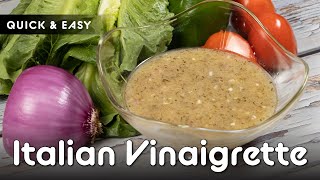 The Only Italian Vinaigrette Recipe You Will Ever Need  Quick amp Easy  gf explorers [upl. by Kcam]