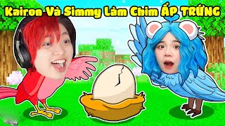 Kairon Và Simmy Làm BA MẸ CHIM ẤP TRỨNG  GIA ĐÌNH CHIM Trong Roblox 🐦 [upl. by Sirrot]