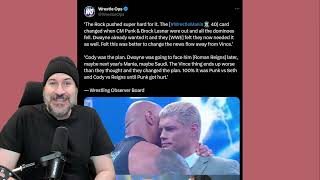 REVEALED Is This What Happened To The Cody Rhodes Roman Reigns amp Rock WWE Wrestlemania plans [upl. by Esimaj]