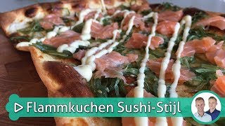 Flammkuchen in SushiStyle  Koken amp bakken met SterkInDeKeuken [upl. by Aubigny]